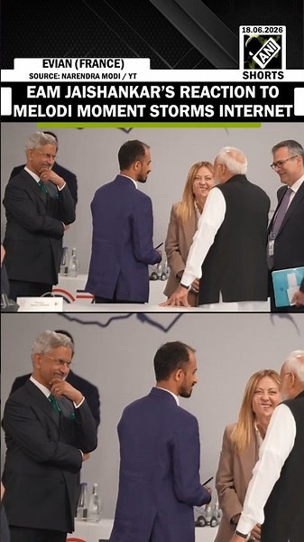 Watch! EAM Jaishankar’s reaction to Melodi moment at G7 summit takes internet by storm