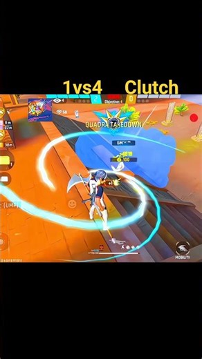 1vs4 Clutch Watch Till End #shorts #shortsfeed