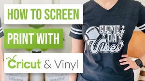 🤷‍♀️ Do you wonder how you can use your Cricut to screen print at home? 🤔 We’ll show you how to use your Cricut machine, speedball ink and your Easy Press to screen print on the shirt. 🔥😲👏 Design used in this video 😎👇 https://designbundles.net/plusstore/1472636-football-svg-cut-file-game-day-vibes Supplies Needed 😎👇 Disclosure: Some of the links are affiliate links, meaning, at no additional cost to you, we will earn a commission if you click through and purchase. ✅ Screen Print Kit - h
