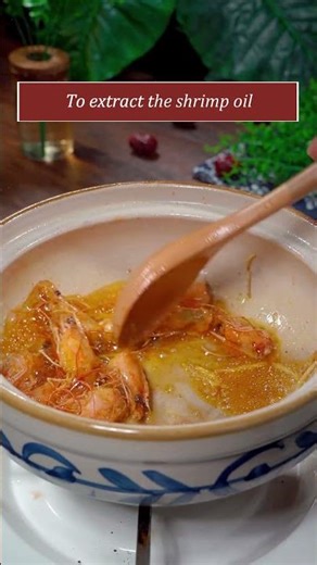 Century Egg & Shrimp Congee | Creamy Chinese Rice Porridge #chinesefood