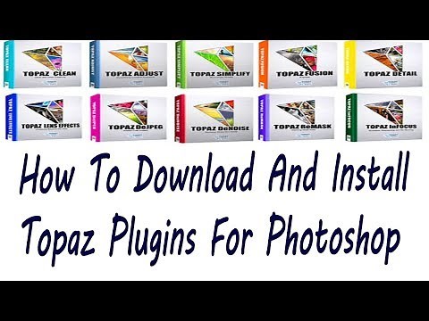 How to Download and Install Topaz Plugins For Photoshop ( in Tamil )