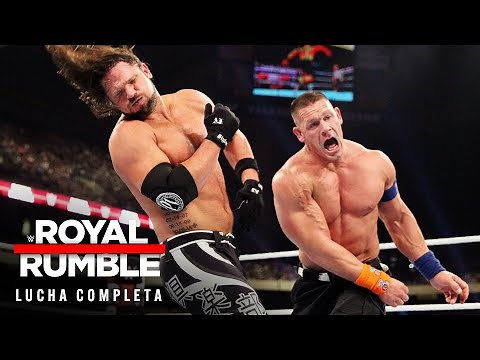 FULL MATCH: AJ Styles vs. John Cena – WWE Championship: Royal Rumble 2017