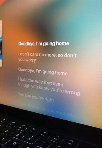 Goodbye I’m going home 👋🏻 🏠 #oasis #marriedwithchildren #lyrics #applemusic