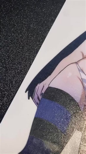 Stocking Anarchy Sticker: Lewd Anime Girl, Glossy Vinyl (3x5 Inches) - Etsy