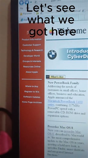 Day 3 of visiting old websites using Protoweb