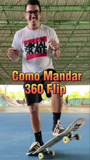 360 FLIP #skatetutorial #skate #360flip #skatechallenge #skatetutorials #skateboardingtutor