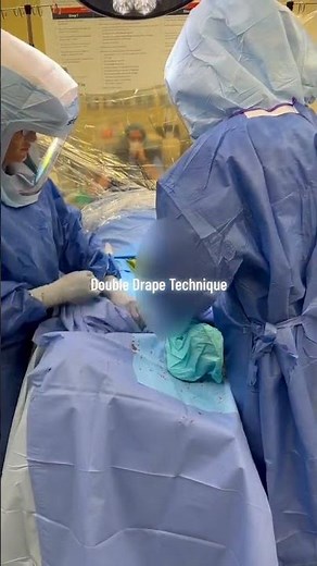 Double Drape Technique ✅ | Clean Closure in Infected Knee Surgery