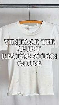 Fix Old Yellow Stains & Revive Vintage Clothes - Laundry Tips From A Dry Cleaner