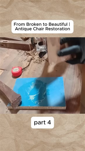 From Broken to Beautiful | Antique Chair Restoration #restoration #chair #asmr #asmrvideo