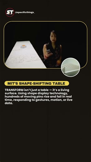 MIT’s Shape-Shifting Table | TRANSFORM by Tangible Media Group . #factshorts #shortsfeed #ytshorts