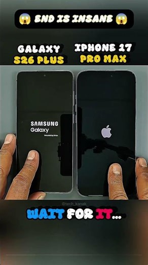 💀⚡ GALAXY S26 PLUS vs iPHONE 17 PRO MAX SPEED TEST!! 🔥📱