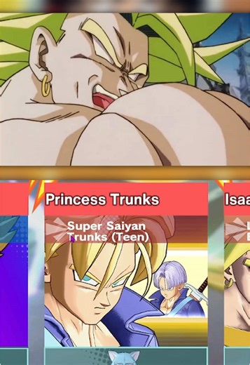 Broly meets Princess Trunks in Squadra #gekishinsquadra #dragonball #broly #trunks #squadra