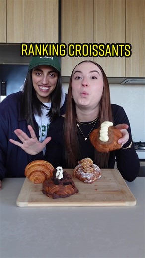 These croissant’s were DELICIOUS 😍 ##onceyourankit##croissant##challenge##funny##ranking