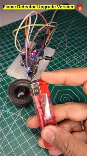 Arduino Nano Fire Alarm System DIY Project #shorts