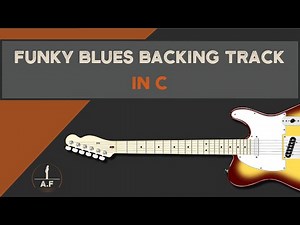 Funky Blues Backing Track in C