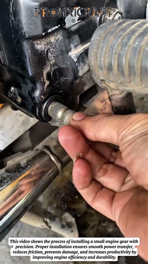 Motorcycle Engine Repair | Installing Small Gear for Smooth Performance