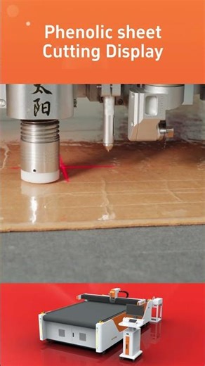 Fully automatic phenolic sheet vibrating knife cutting machine