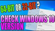 Check If You Have The 64-Bit Or 32-Bit Version Of Windows 10 Running On Your PC Or Laptop Tutorial