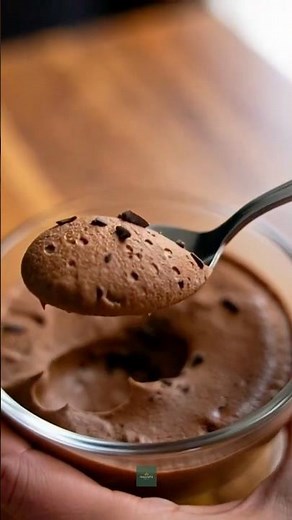🍫 This 1‑Ingredient Chocolate Mousse Is Unreal. #healthyeating #food#chocolate #mousse
