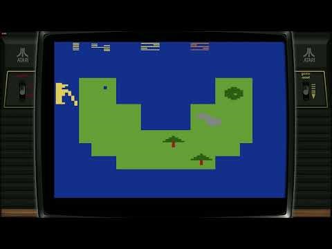 Golf Atari 2600 Gameplay – Classic 9-Hole Retro Sports Game (1980)