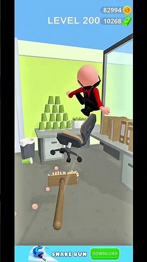 Crazy Office Slap & smash Level 191 To 200 Very very Hungry 😡😡 Fighting overload Tension gameplay