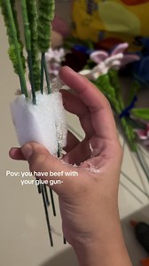 POV: Beef with your glue gun - Ouch!