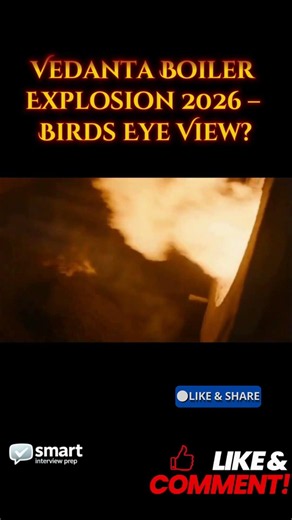 Vedanta Boiler Explosion 2026 – Birds Eye View? | Vedanta Boiler Explosion #fail #accident #shorts