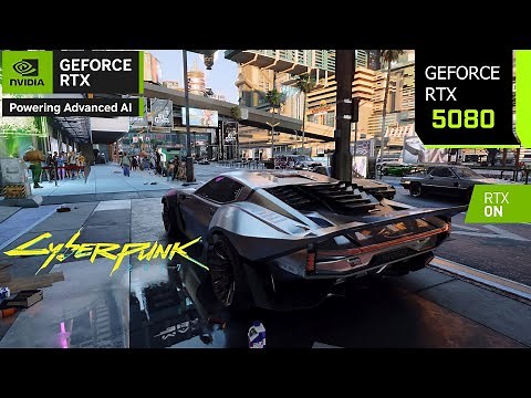 Cyberpunk 2077 | RTX 5080 4K, 1440p DLSS 4 Multi Frame Generation | Ray Tracing & Path Tracing