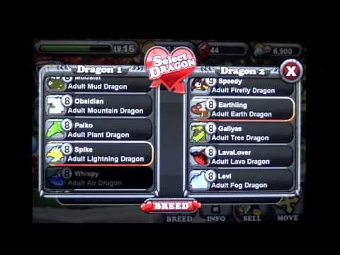 DragonVale, How to breed a Crystal Dragon in DragonVale