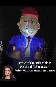 2.8K views · 35 reactions | Battle of the inflatables: Portland ICE...