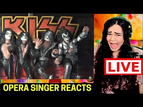 KISS - I Was Made For Lovin' You | Opera Singer REACTS LIVE 🎸🎶📣😎