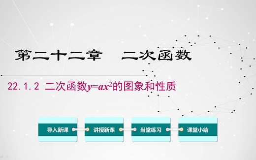 22.1.2二次函数y=ax^2的图像和性质