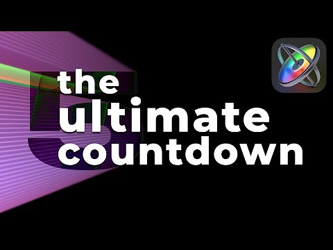 The Ultimate Countdown for Apple Motion