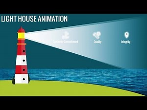 Multipurpose PowerPoint template/Lighthouse animation/Business Infographics