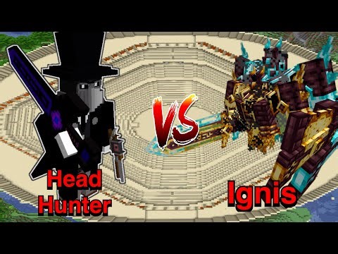 Headhunter VS Ignis | Minecraft |Mobs Battle
