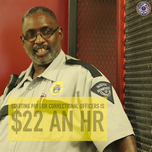 Starting pay for Correctional Officers is now $22 an hr! Visit in.gov/idoc/careers-in-corrections to learn more! IDOC Pendleton Correctional Facility IDOC Correctional Industrial Facility Indiana State Prison IDOC Wabash Valley Correctional Facility IDOC Westville Correctional Facility Branchville Correctional Facility | Indiana Department of Correction | Facebook