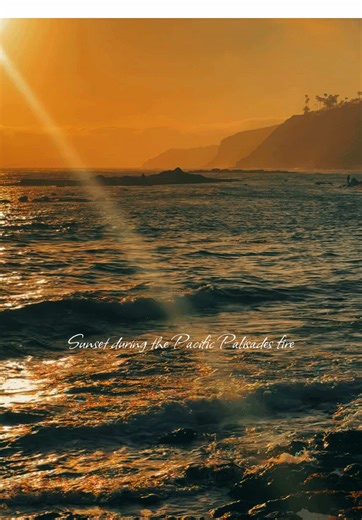 Carlsbad,Ca Watch the sky get brighter from smoke. Drove down south from La while the fires were happening & even so far away you could still see/smell the fires. Such an insane time. #pacificpalisades#sunset#fires#sandiego#fyp