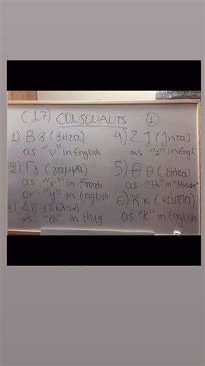 🇬🇷 Leaving n the Greek alphabet in 48 seconds! 🔤 | Greek for beginners