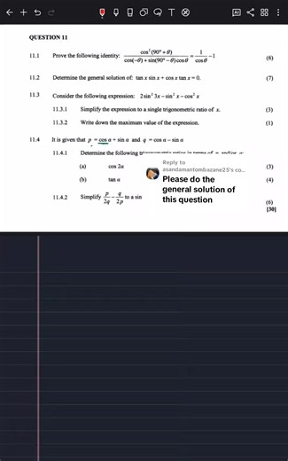 General Solution Grade 11 and 12 - How to Solve and Apply