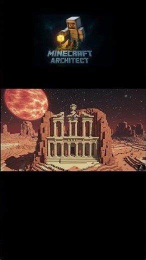 Colosseum on WASP-17b & Petra on TRAPPIST-1g | | Part 1/7 | Minecraft Architects| #Shorts #minecraft