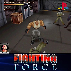 Fighting Force - PS1 #fightingforce #playstation1 #ps1 | Nordeste Retrô