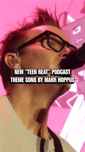 blink-182 Italia on Instagram: "Mark Hoppus was the very first guest on @teenbeatpod, the new podcast by @daniellefishel! 🎙️ He talked first kisses, bad dates, goth teenage years, smoking cigarettes, picking up the bass, MTV days, bonding with his son over video games, meeting Tom DeLonge, Travis Barker joining blink-182, band humor, and so much more. Oh, and he wrote a kickass original theme song for the podcast! 🔥 Listen to the full episode via the link in our stories! 🎧 #blink182 #blink182