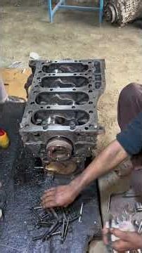 Expert Mechanic Checks Isuzu Engine Main Line | Precision Rebuild Process#dieselengine