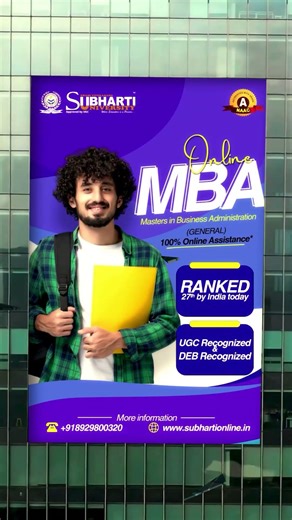 Online MBA | Your schedule, your classroom | Subharti Online