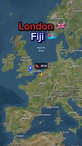 London to Fiji #london #suva #fiji #england #flight #fyp | Flight to Everywhere