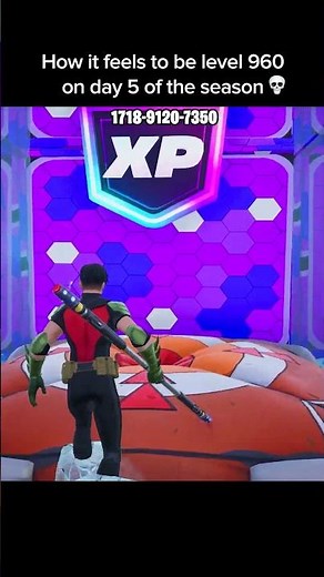 I got so much xp in total from this map in the new fortnite season