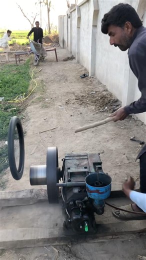 diesel engine start up to man on test