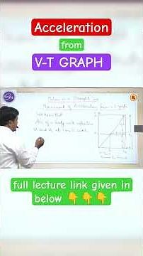 acceleration from V-T graph#v_t_graph#cl_11#op_malhotra#problems_beater