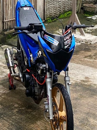 Cinematic Satria FU Modifications for Purple Color