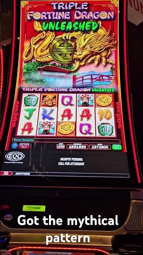 Mythical Pattern for Triple Fortune Dragon Unleashed